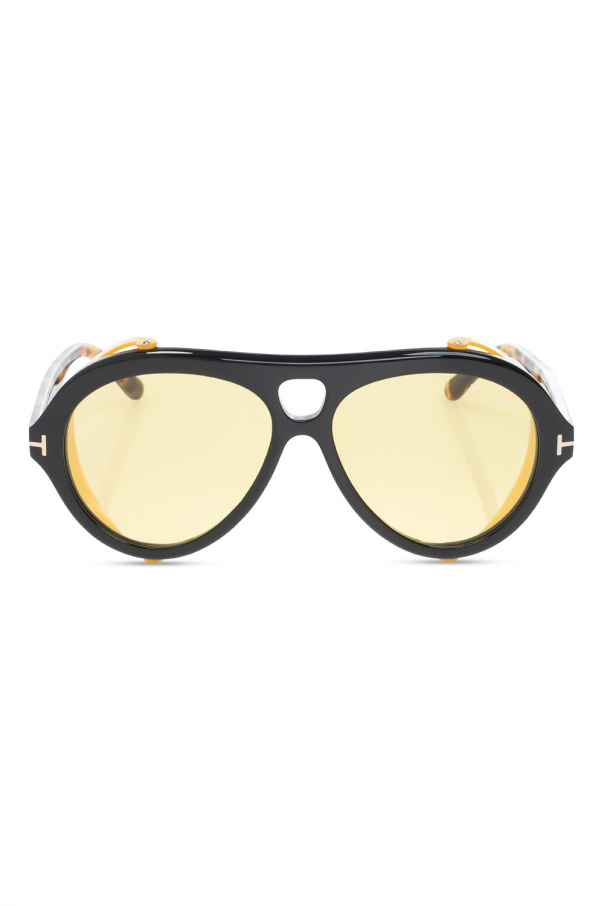 Tom Ford Round sunglasses with logo